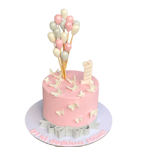 Balloon Cake For Girls