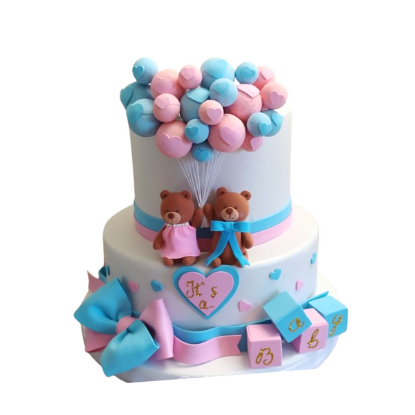 Gender Reveal Cake