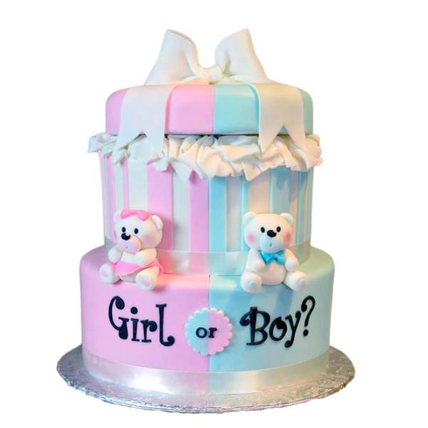 Gender Reveal Cake