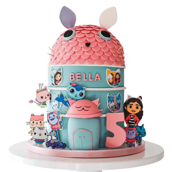 Kitten Theme Cake For Girls