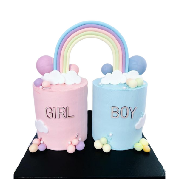 Gender Reveal Cake