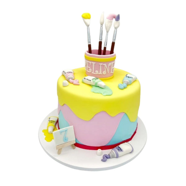 Painter Birthday Cake | Creative Cake Design