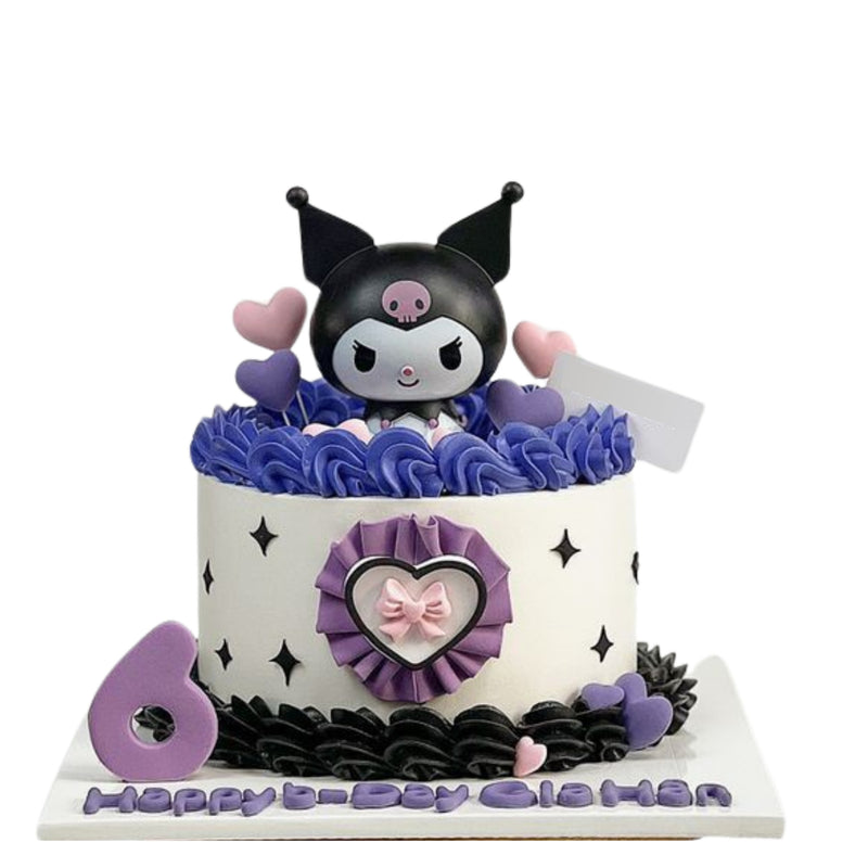 Kuromi Theme Cake For Girls - 1