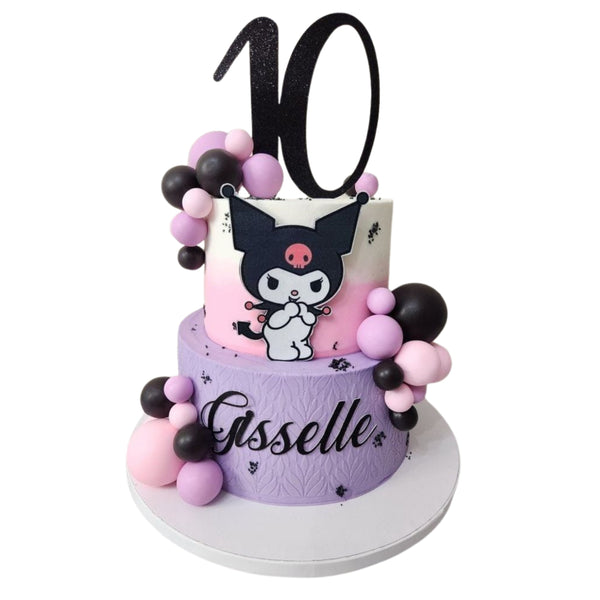 Kuromi Theme Cake For Girls - 5