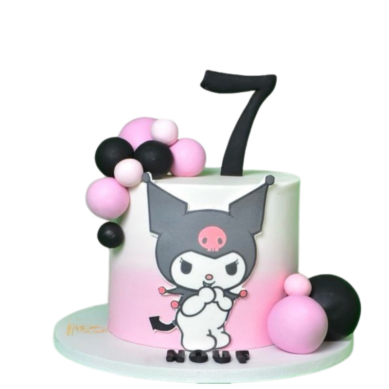 Kuromi Theme Cake For Girls - 11