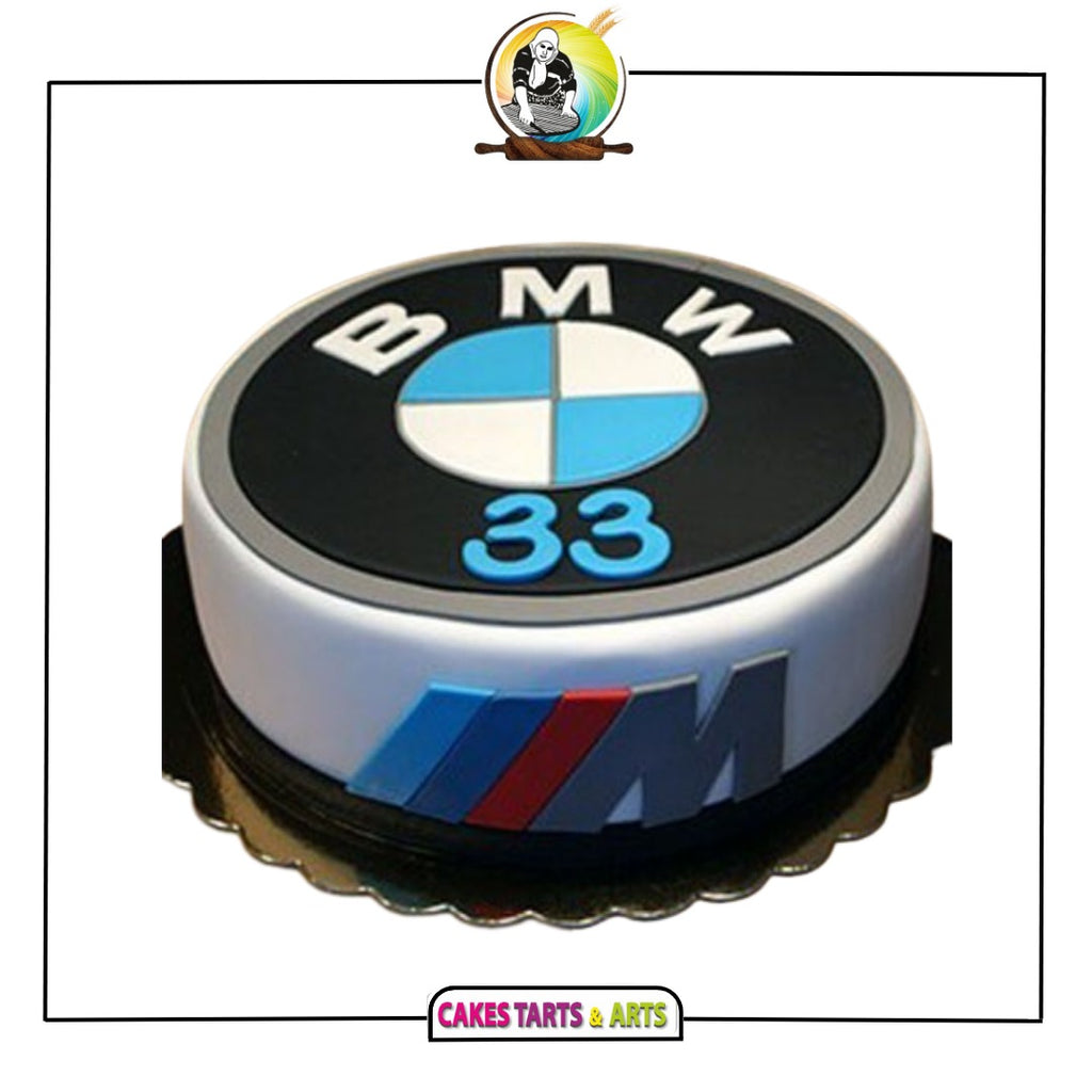 BMW Sports Car Theme Cake