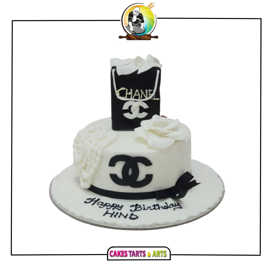 Best Chanel Logo Cake Melbourne -Amarantos Cakes-AA28