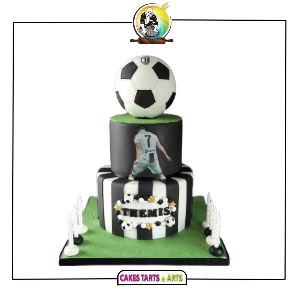 Christiano Ronaldo ~ Juventus, Butter Cake ⚽ Order done today. ☺️ DM or  WhatsApp me to place your order. #fondantfootball #ipoh #... | Instagram