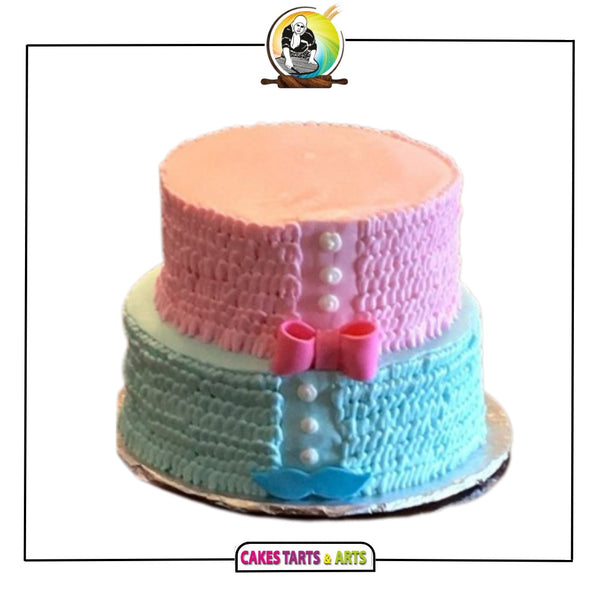 Gender Reveal Cake 12