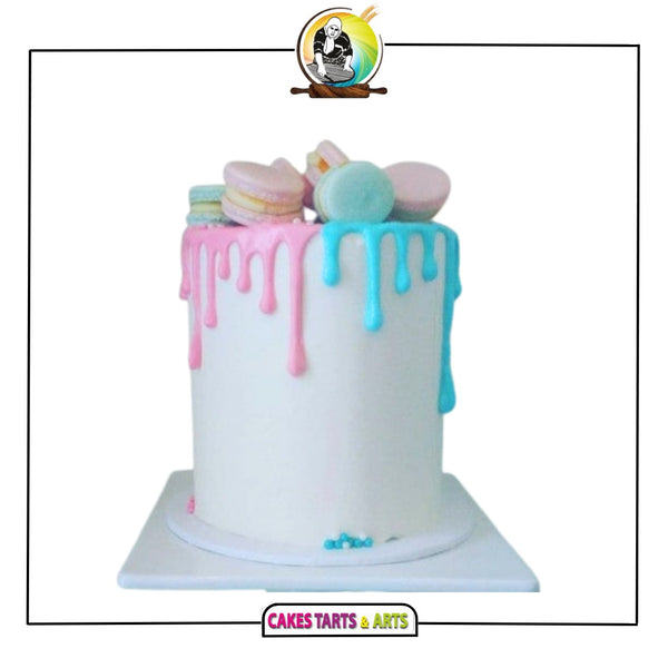 Gender Reveal Cake 6