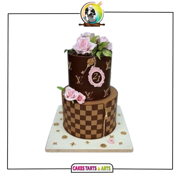 Louis Vuitton Cake Ideas  21st birthday cakes, Gift box cakes, Louis  vuitton cake
