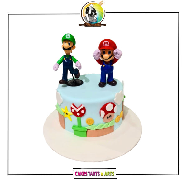 7pcs Acrylic Super Mario Happy Birthday Cake Topper, Mario Bros Smash Cake  Topper, Super Mario Party Supplies for Children : Amazon.in: Toys & Games